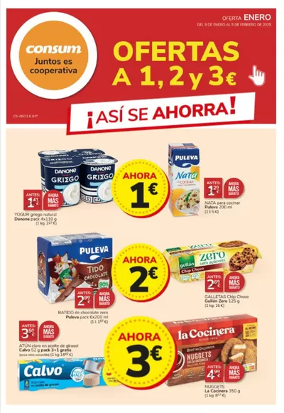 Catálogo Consum en Callosa de Segura | Ofertas A 1, 2 i 3€  | 9/1/2025 - 5/2/2025