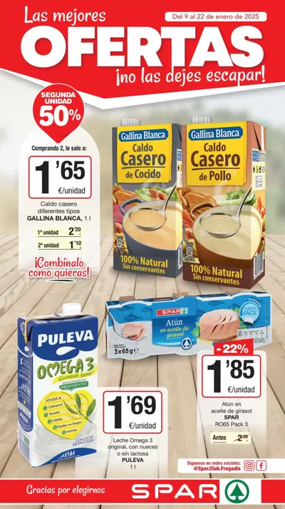 Catálogo SPAR Fragadis en Peñíscola | Las mejores ofertas no las dejes escapar! | 9/1/2025 - 22/1/2025