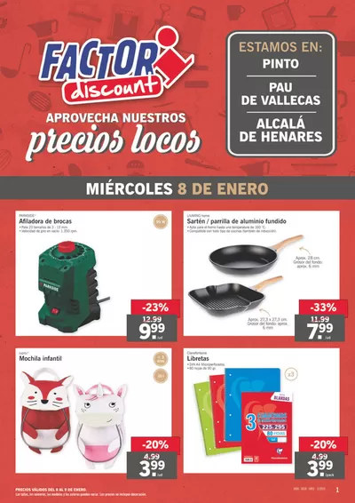 Catálogo Lidl en Madrid | Factori discount | 8/1/2025 - 9/1/2025