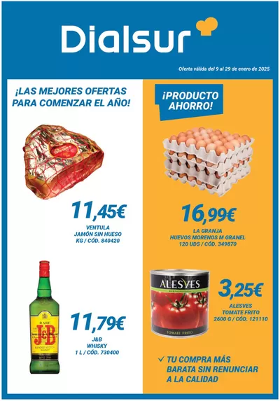 Catálogo Dialsur Cash & Carry en Xirivella | Oferta Horeca | 10/1/2025 - 29/1/2025