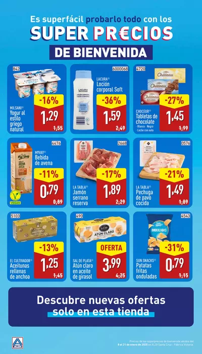 Catálogo ALDI en Santa Cruz de Tenerife | Super Precios | 8/1/2025 - 21/1/2025