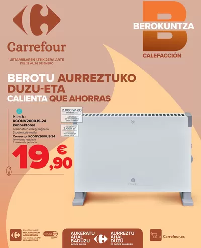 Catálogo Carrefour | CALEFACCIÓN | 13/1/2025 - 26/1/2025