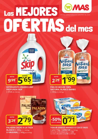 Catálogo Supermercados MAS en Málaga | Las mejores ofertas del mes | 13/1/2025 - 31/1/2025