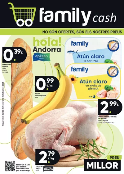 Ofertas de Hiper-Supermercados en Canillo | Catálogo Family Cash - Andorra de Family Cash | 13/1/2025 - 2/2/2025