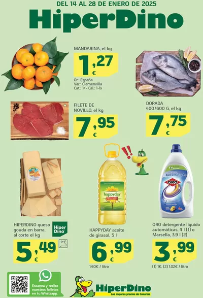 Catálogo HiperDino en Arafo | Ofertas desde el 14 de enero | 14/1/2025 - 28/1/2025