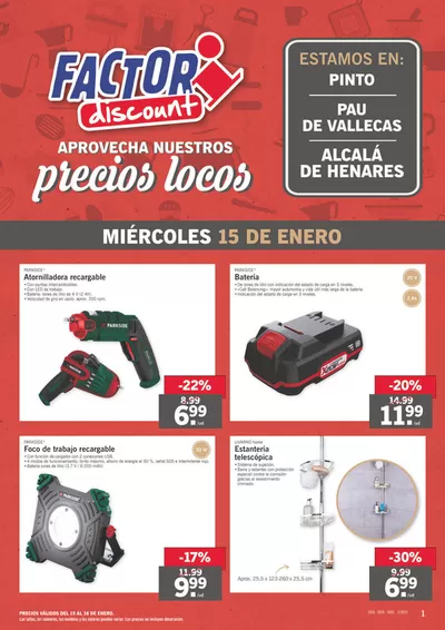 Catálogo Lidl en Madrid | Factori discount | 15/1/2025 - 16/1/2025