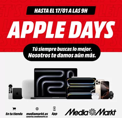 Catálogo MediaMarkt en Getafe | Apple Days  | 13/1/2025 - 17/1/2025