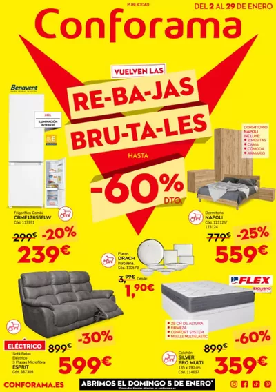 Catálogo Conforama en Alcalá de Henares | REBAJAS  | 14/1/2025 - 29/1/2025