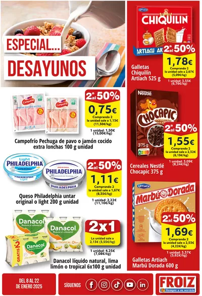 Catálogo Froiz en Medina del Campo | Froiz Oferta semanal | 14/1/2025 - 22/1/2025