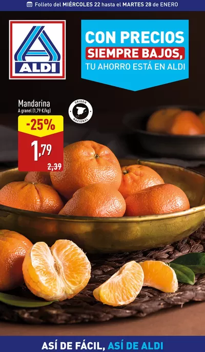 Ofertas de Ropa, Zapatos y Complementos en Plantío | ¡Así de fácil, así de Aldi! de ALDI | 22/1/2025 - 28/1/2025