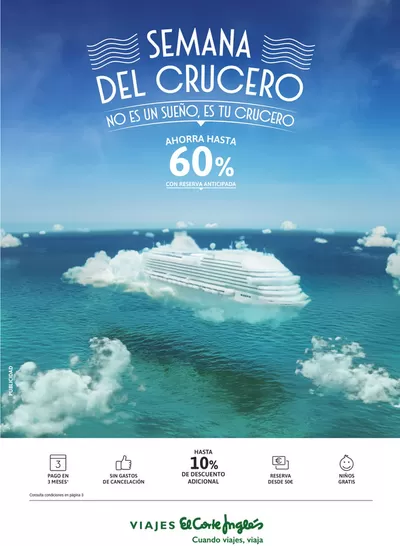 Ofertas de Viajes en Sant Fruitós de Bages | Semana del Crucero de Viajes El Corte Inglés | 14/1/2025 - 15/3/2025