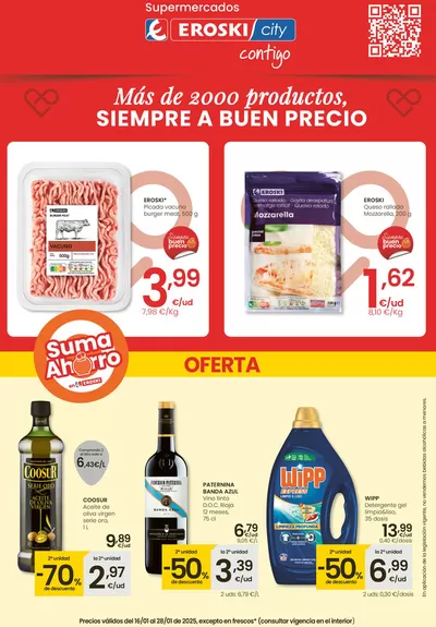 Catálogo Eroski en Palma de Mallorca | Más de 2000 productos, SIEMPRE A BUEN PRECIO City Baleares | 16/1/2025 - 28/1/2025