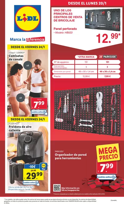 Catálogo Lidl en Ceuta | ¡Bazar Lidl! Ofertas válidas del 20/01 al 26/01 | 20/1/2025 - 26/1/2025