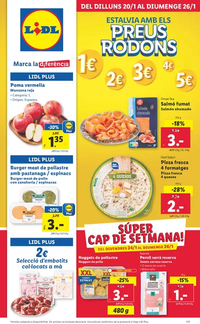 Catálogo Lidl en Barcelona | № 1 PRECIO - Ofertas válidas del 20/01 al 26/01 | 20/1/2025 - 26/1/2025