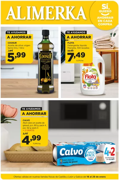 Catálogo Alimerka en Laguna de Duero | Ofertas válidas en Castilla y León y Galicia del 16 al 29 de enero | 16/1/2025 - 29/1/2025