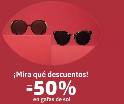 Ofertas de Salud y Ópticas en El Molar | Hasta -50% en gafas de sol de MasVisión | 15/1/2025 - 31/1/2025