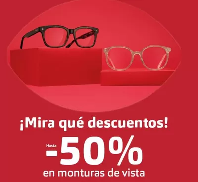 Ofertas de Salud y Ópticas en El Molar | Hasta -50% en monturas de vista de MasVisión | 15/1/2025 - 31/1/2025