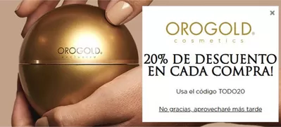 Catálogo Orogold Cosmetics en Madrid | 20% de descuento | 15/1/2025 - 2/2/2025