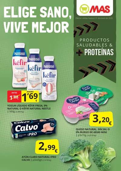 Catálogo Supermercados MAS en Málaga | Productos saludables | 16/1/2025 - 31/1/2025