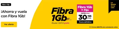 Catálogo Jazztel en Rivas-Vaciamadrid | Ahorra y vuela con Fibra 1Gb! | 16/1/2025 - 30/1/2025