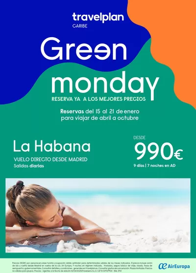 Ofertas de Viajes en Alginet | Travelplan Habana desde 990€ de Travelplan | 17/1/2025 - 21/1/2025