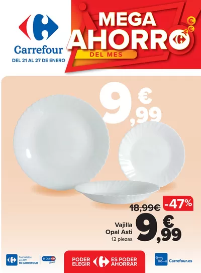 Ofertas de Hogar y Muebles en San Juan de Aznalfarache | MEGA AHORRO de Carrefour | 21/1/2025 - 27/1/2025