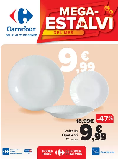 Catálogo Carrefour en L'Hospitalet de Llobregat | MEGA AHORRO | 21/1/2025 - 27/1/2025