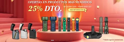 Ofertas de Informática y Electrónica en Villamartín | 25% dto de Olight | 17/1/2025 - 20/1/2025