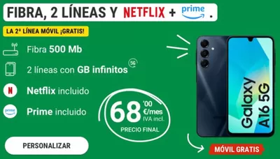 Catálogo Yoigo en Valencia | Fibra, 2 Líneas y Netflix + prime. | 17/1/2025 - 31/1/2025