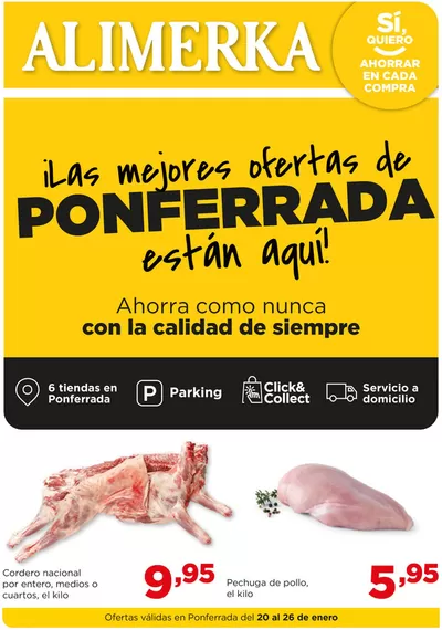 Catálogo Alimerka | Ponferrada del 20 al 26 de de enero | 20/1/2025 - 26/1/2025