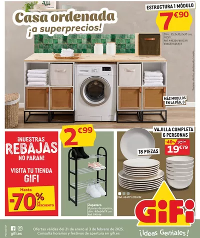 Catálogo GiFi en Terrassa | Casa ordenada a superprecios! | 21/1/2025 - 3/2/2025