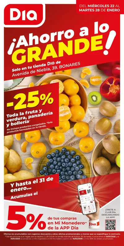 Ofertas de Hiper-Supermercados en Moguer | Ahorro a lo grande del 22 al 28 de enero de Dia | 22/1/2025 - 28/1/2025