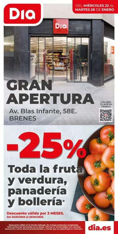 Ofertas de Hiper-Supermercados en Villaverde del Río | Gran apertura Dia del 22 al 28 de enero de Dia | 22/1/2025 - 28/1/2025