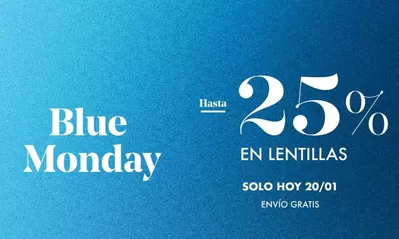 Ofertas de Salud y Ópticas en Sevilla | Hasta -25% en lentillas de Optica 2000 | 20/1/2025 - 20/1/2025