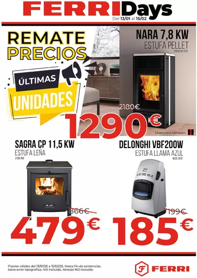 Ofertas de Jardín y Bricolaje en Villena | Remate precios de Ferri | 21/1/2025 - 15/2/2025