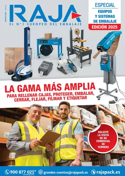 Ofertas de Jardín y Bricolaje en Granollers | ESPECIAL EQUIPOS Y SISTEMAS DE EMBALAJE de RAJA | 21/1/2025 - 31/1/2025