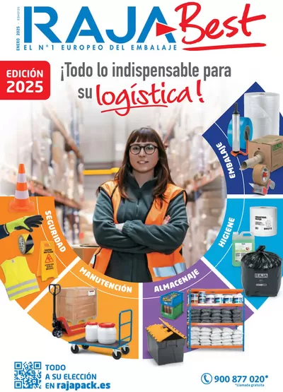 Ofertas de Jardín y Bricolaje en Granollers | ¡Todo lo indispensable para su logística! de RAJA | 21/1/2025 - 31/1/2025