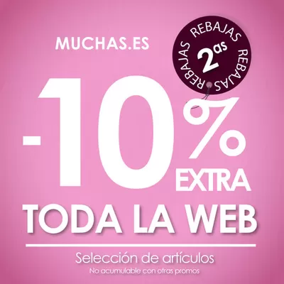 Ofertas de Perfumerías y Belleza en Santiago de Compostela | -10% extra de Muchas Perfumerías | 21/1/2025 - 31/1/2025