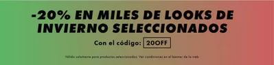 Ofertas de Ropa, Zapatos y Complementos en Pulianas | -20% de Asos | 21/1/2025 - 31/1/2025