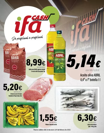 Catálogo Cash Ifa en Ponferrada | Catálogo Cash Ifa ALL_STORES | 22/1/2025 - 4/2/2025