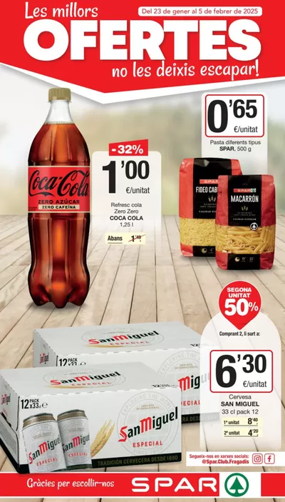 Catálogo SPAR Fragadis en Linyola | Les millors ofertes no les deixis escapar! | 23/1/2025 - 5/2/2025