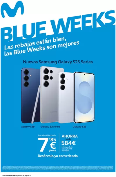 Ofertas de Informática y Electrónica en Paterna | Las rebajas están bien, las Blue Weeks son mejores de Movistar | 23/1/2025 - 24/2/2025