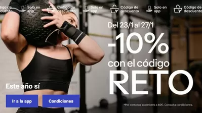 Ofertas de Deporte en El Ejido | -10% de Decathlon | 23/1/2025 - 27/1/2025