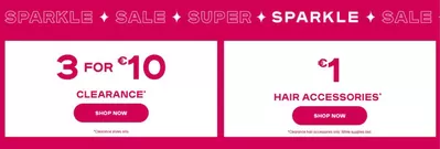 Ofertas de Ropa, Zapatos y Complementos en Churra | Super Sale de Claire's | 23/1/2025 - 3/2/2025