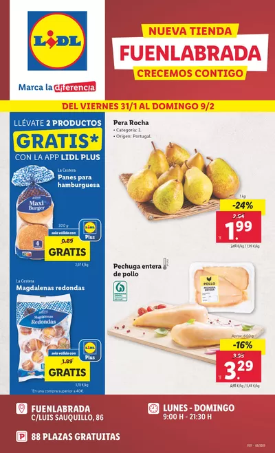 Catálogo Lidl en Majadahonda | NUEVA TIENDA FUENLABRADA | 31/1/2025 - 9/2/2025