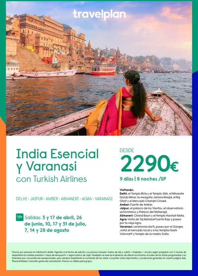 Catálogo Travelplan | Travelplan India Esencial y Varanasi | 24/1/2025 - 14/2/2025