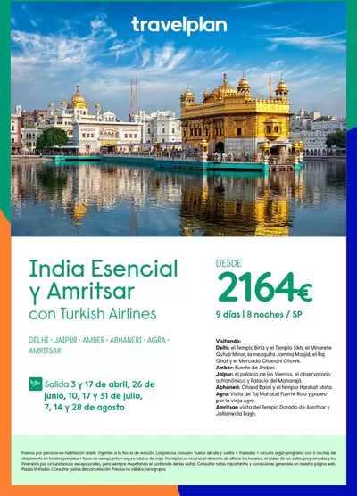 Catálogo Travelplan | Travelplan India Esencial y Amritsar | 24/1/2025 - 15/2/2025