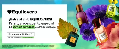 Ofertas de Perfumerías y Belleza en El Puerto De Santa María | 25% en perfumes de Equivalenza | 24/1/2025 - 26/1/2025