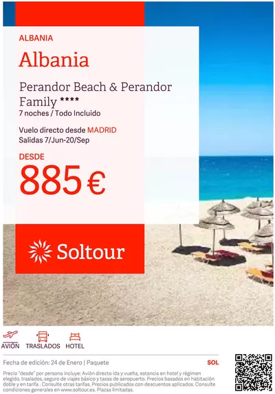 Ofertas de Viajes en Zaragoza | Albania desde 885€ de Soltour | 24/1/2025 - 31/1/2025