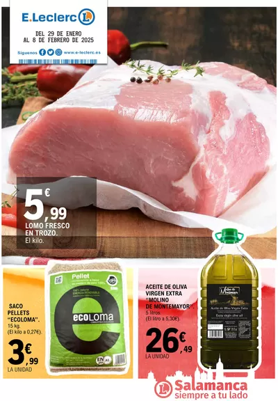 Ofertas de Hiper-Supermercados en Carbajosa de la Sagrada | Más barato Salamanca de E.Leclerc | 29/1/2025 - 8/2/2025